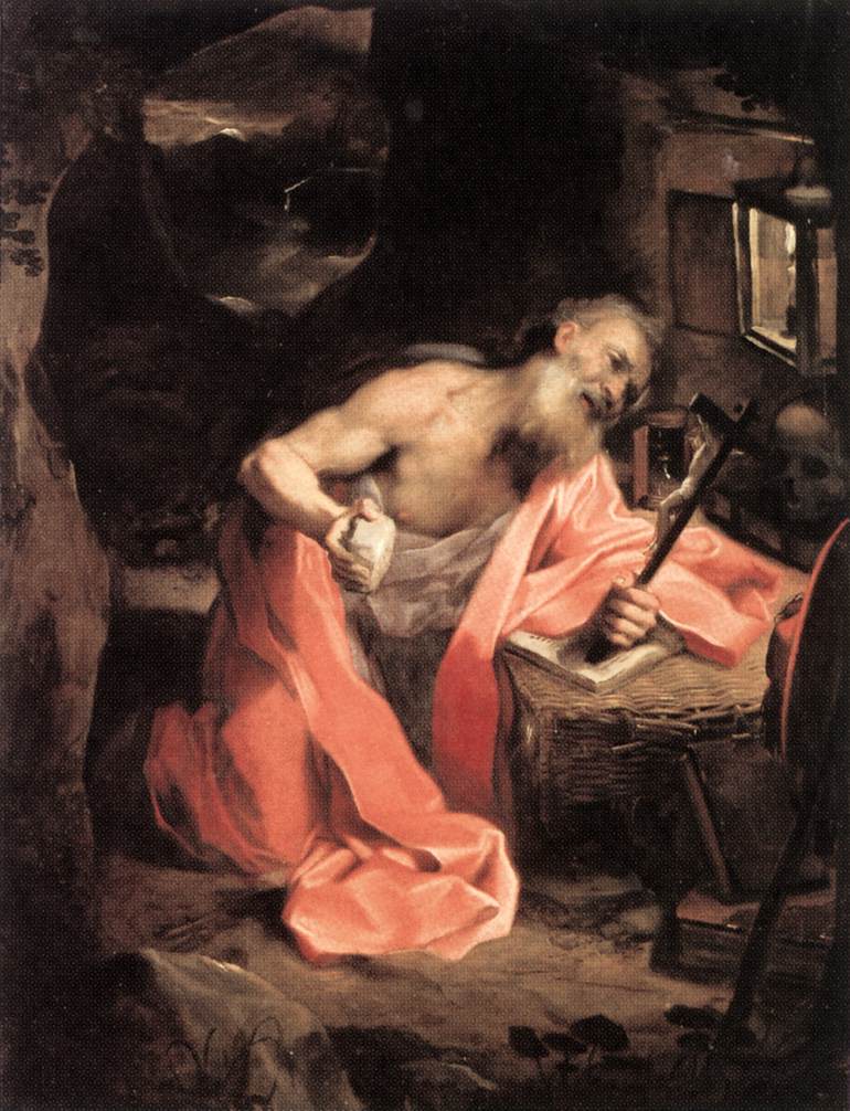 St Jerome by BAROCCI, Federico Fiori