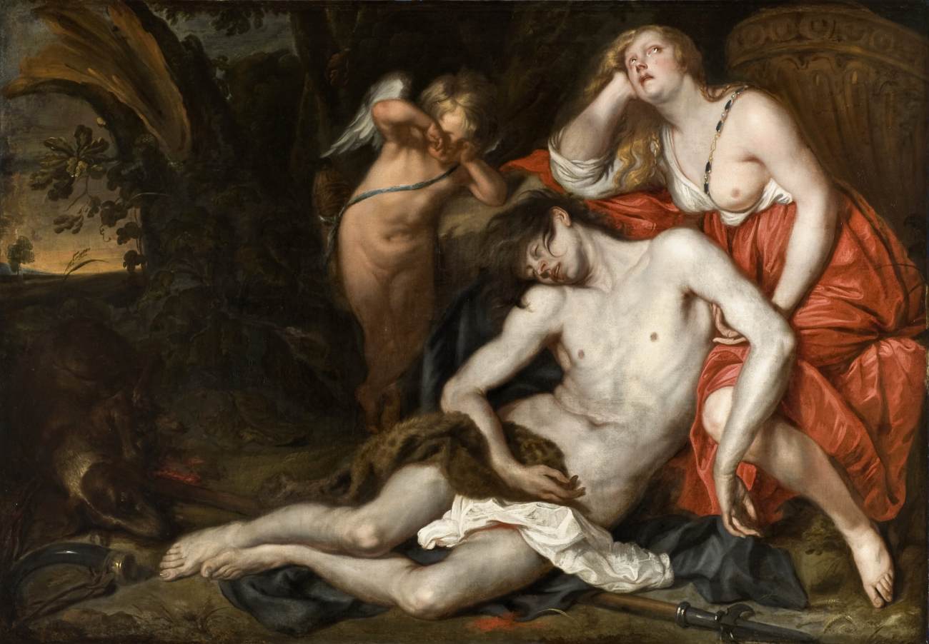 Venus Mourning the Death of Adonis by WILLEBOIRTS BOSSCHAERT, Thomas