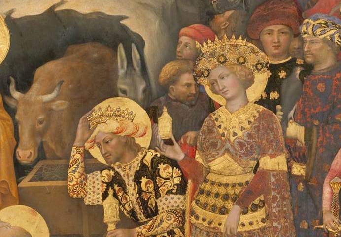 The Adoration of the Magi (detail) by GENTILE DA FABRIANO