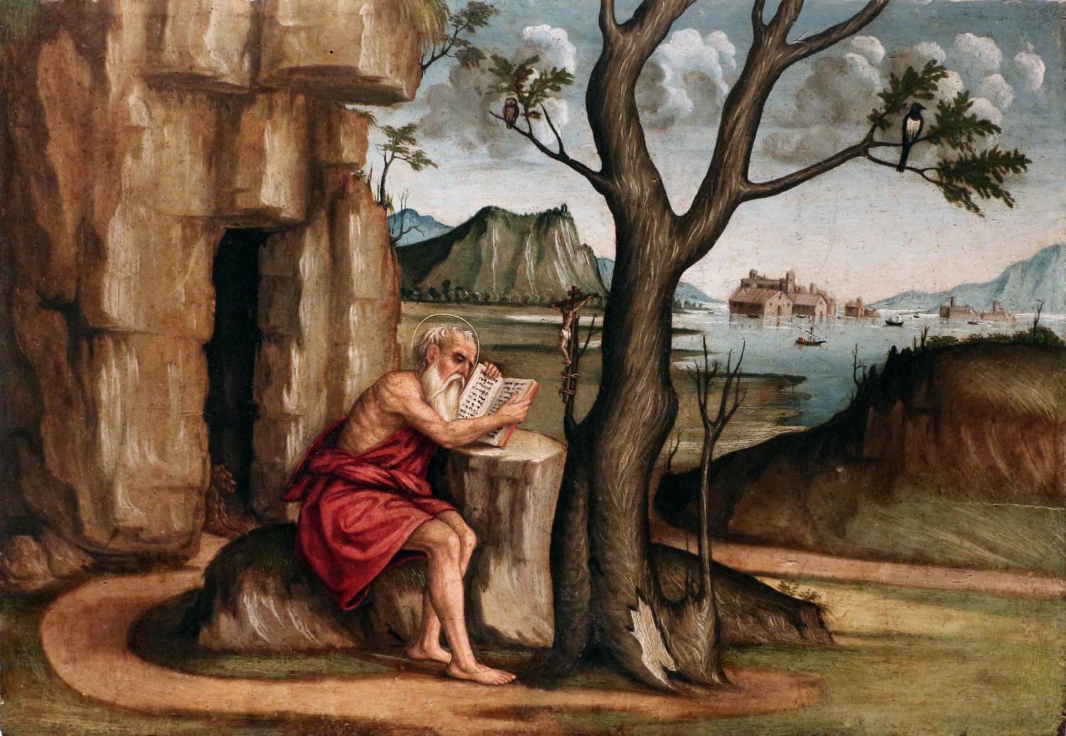 St Jerome in the Desert by AGABITI, Pietro Paolo