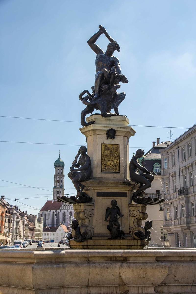 Hercules Fountain by VRIES, Adriaen de