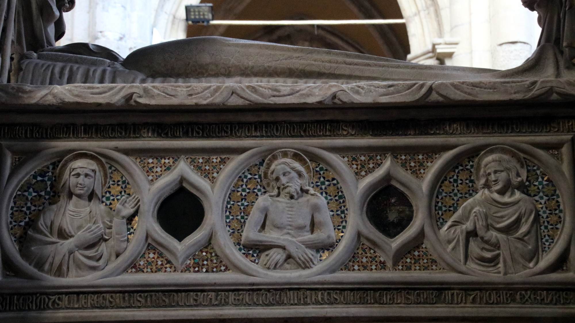 Tomb of Catherine of Austria (detail) by TINO DI CAMAINO