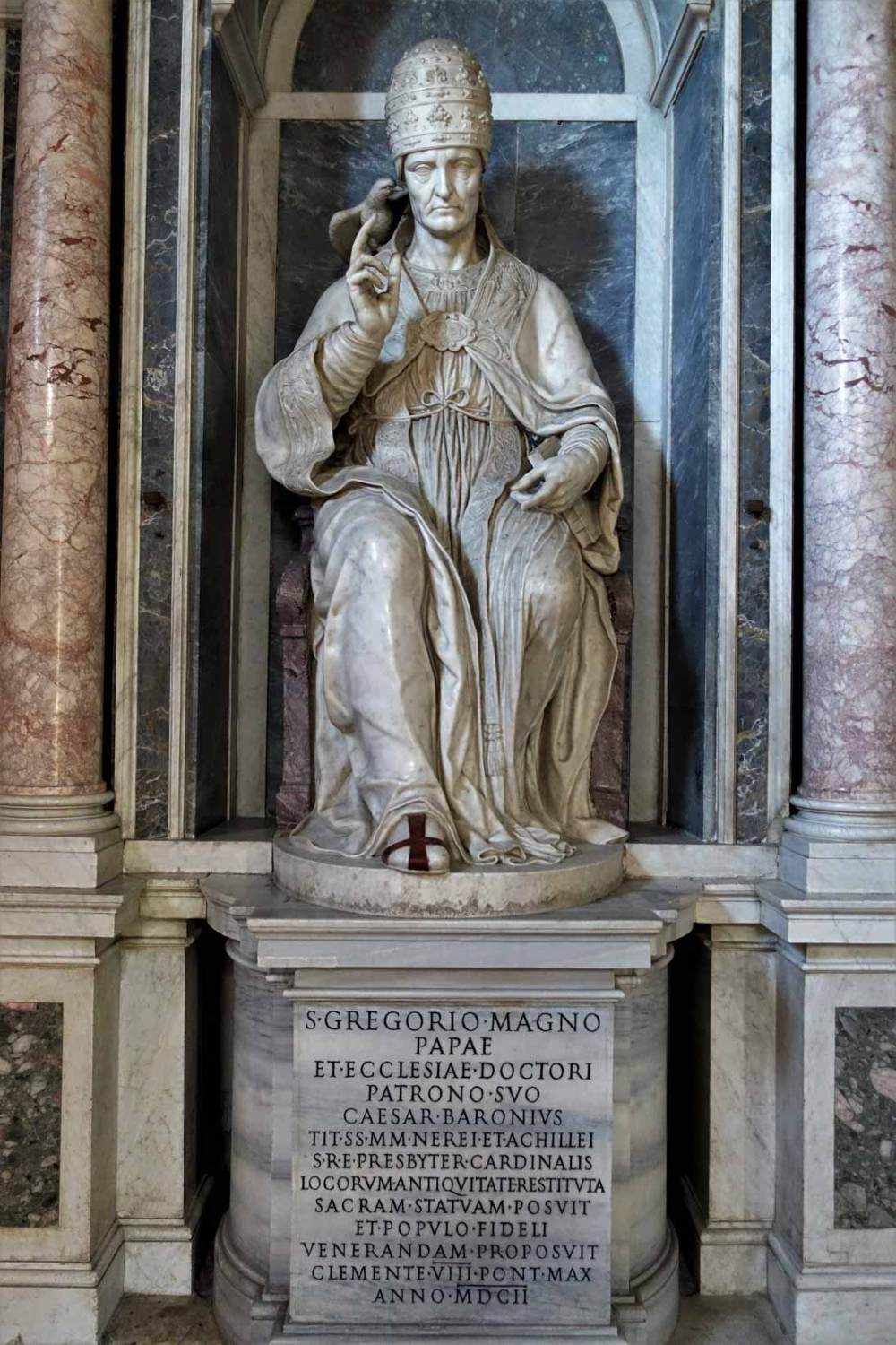 Statue of St Gregory the Great by CORDIER, Nicolas