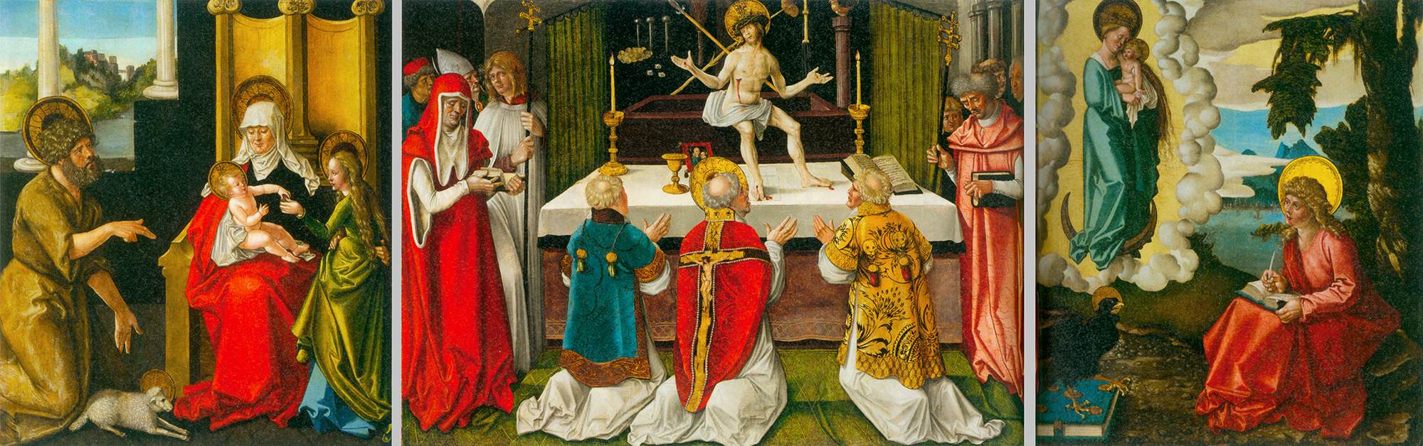 Reconstruction of a triptych by BALDUNG GRIEN, Hans