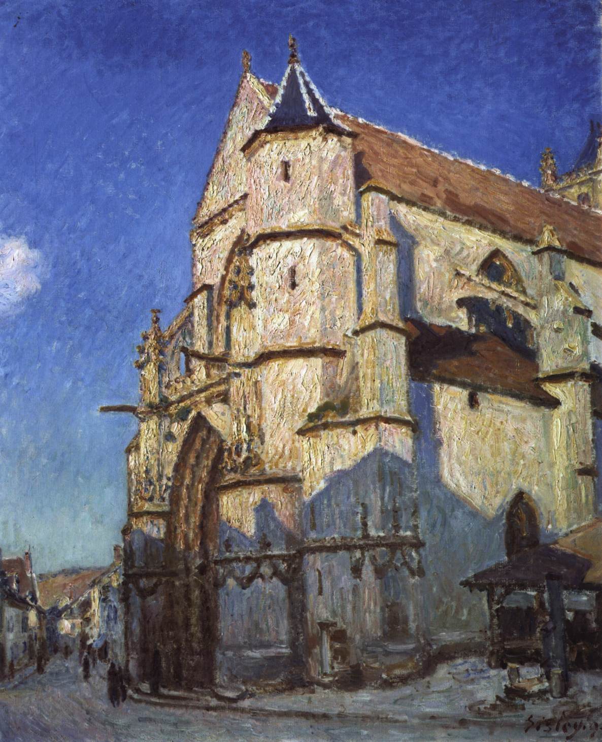 The Church at Moret, Evening by