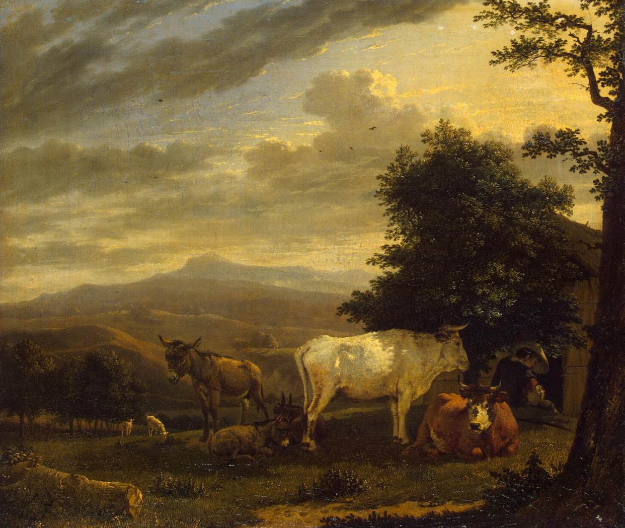 Landscape with Cattle by