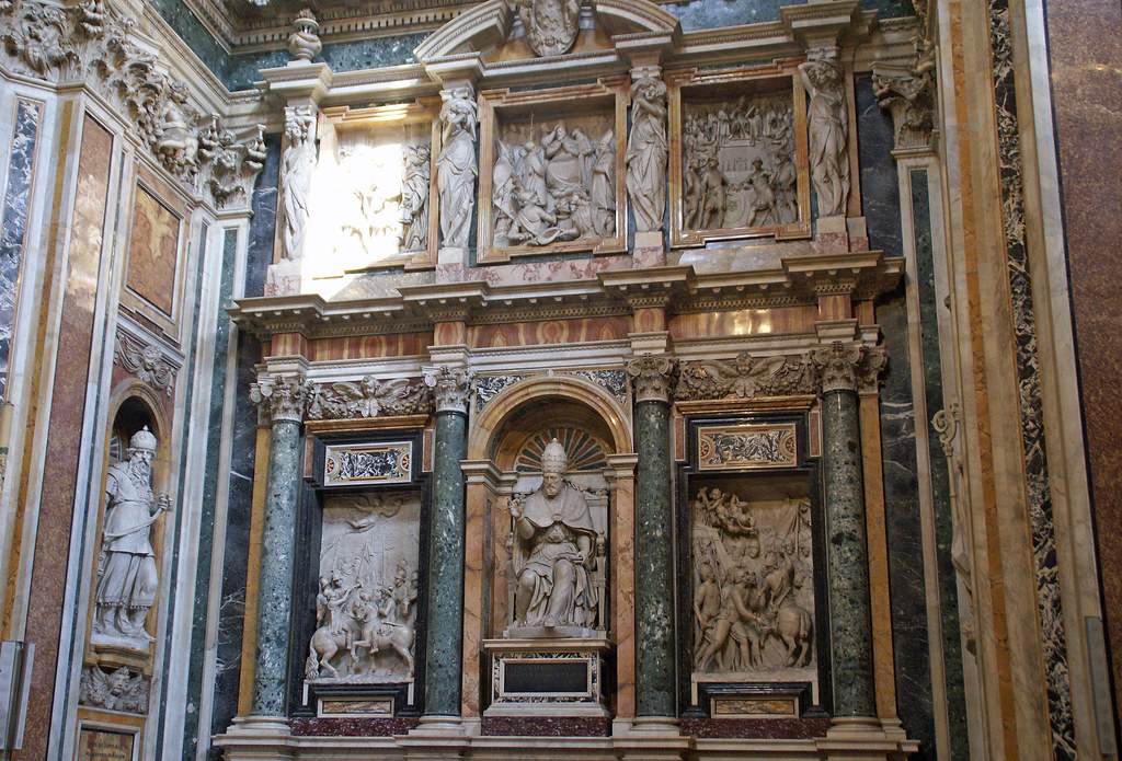 Tomb of Clement VIII by BONVICINO, Ambrogio