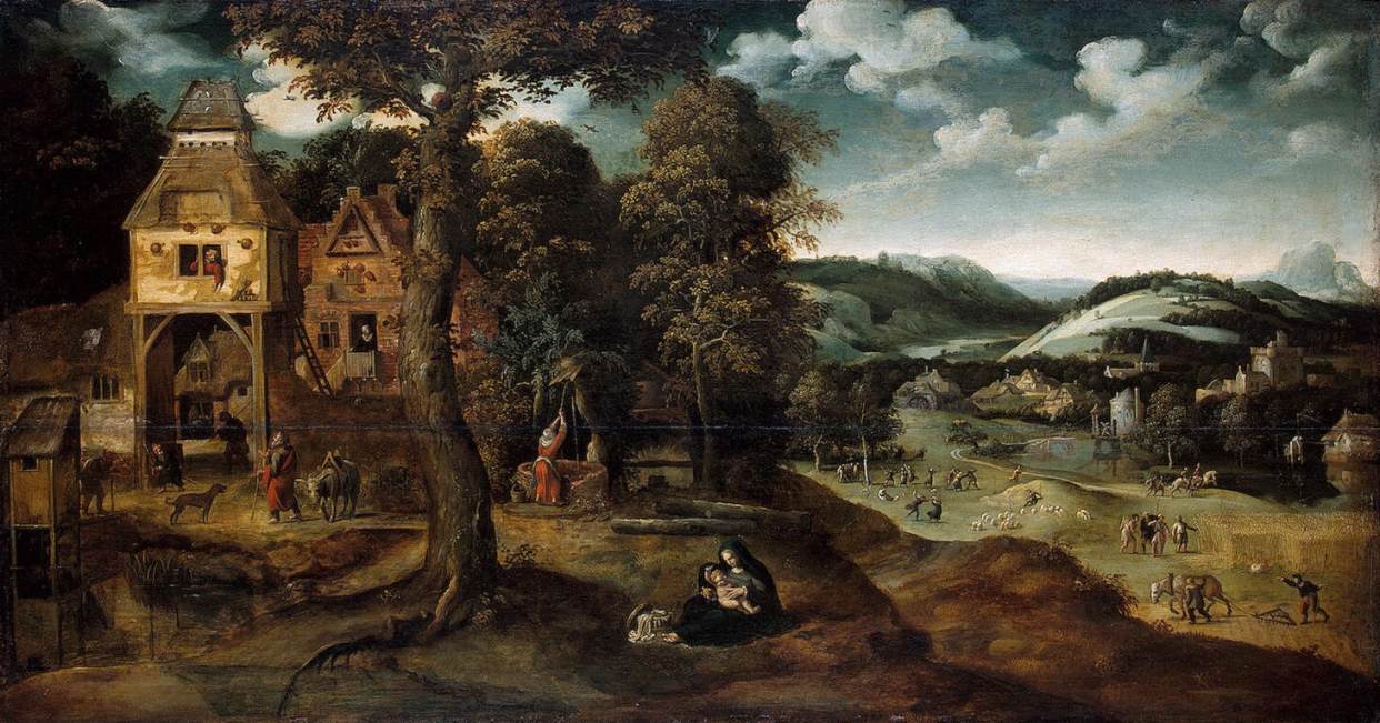 Landscape with the Flight into Egypt by