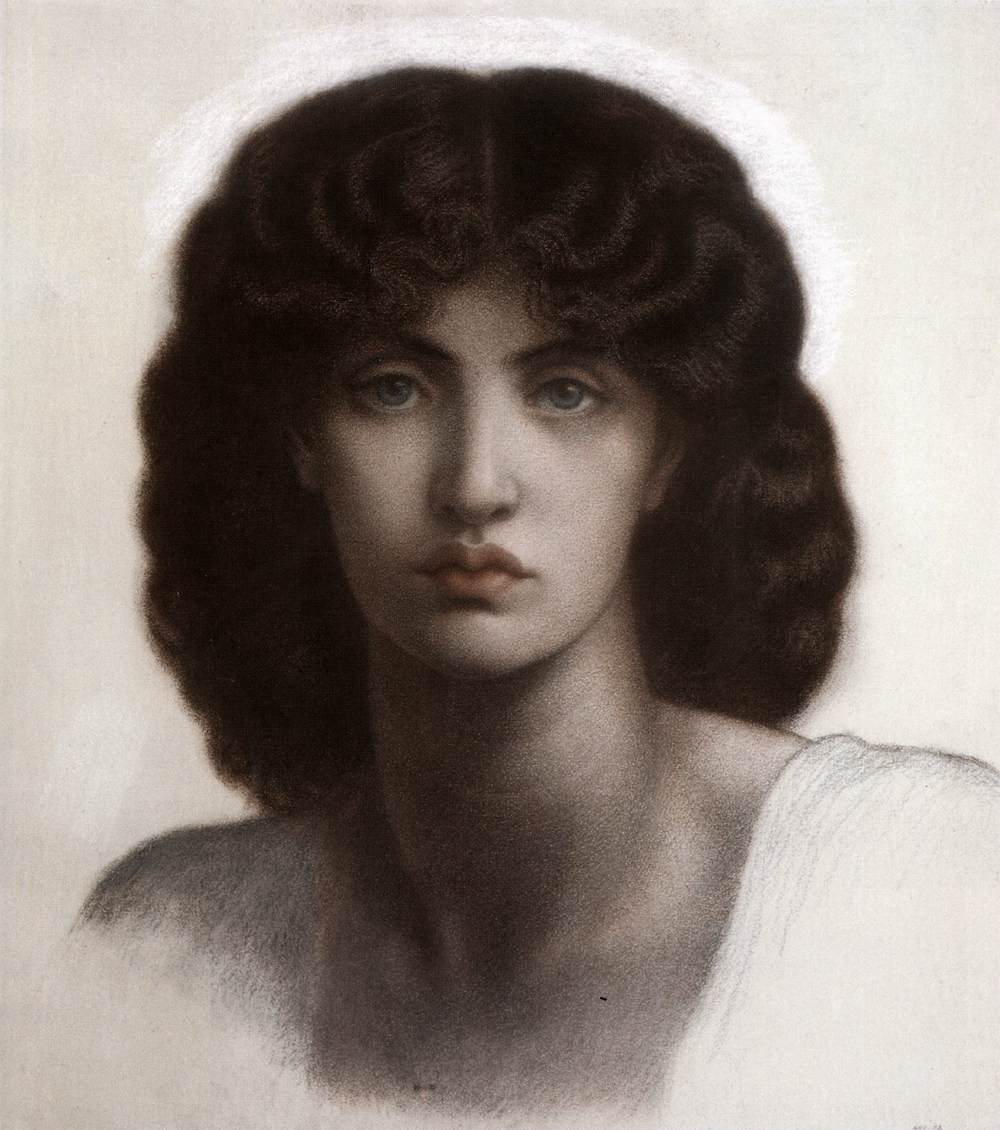 Study for the Head of Astarte Syriaca by ROSSETTI, Dante Gabriel