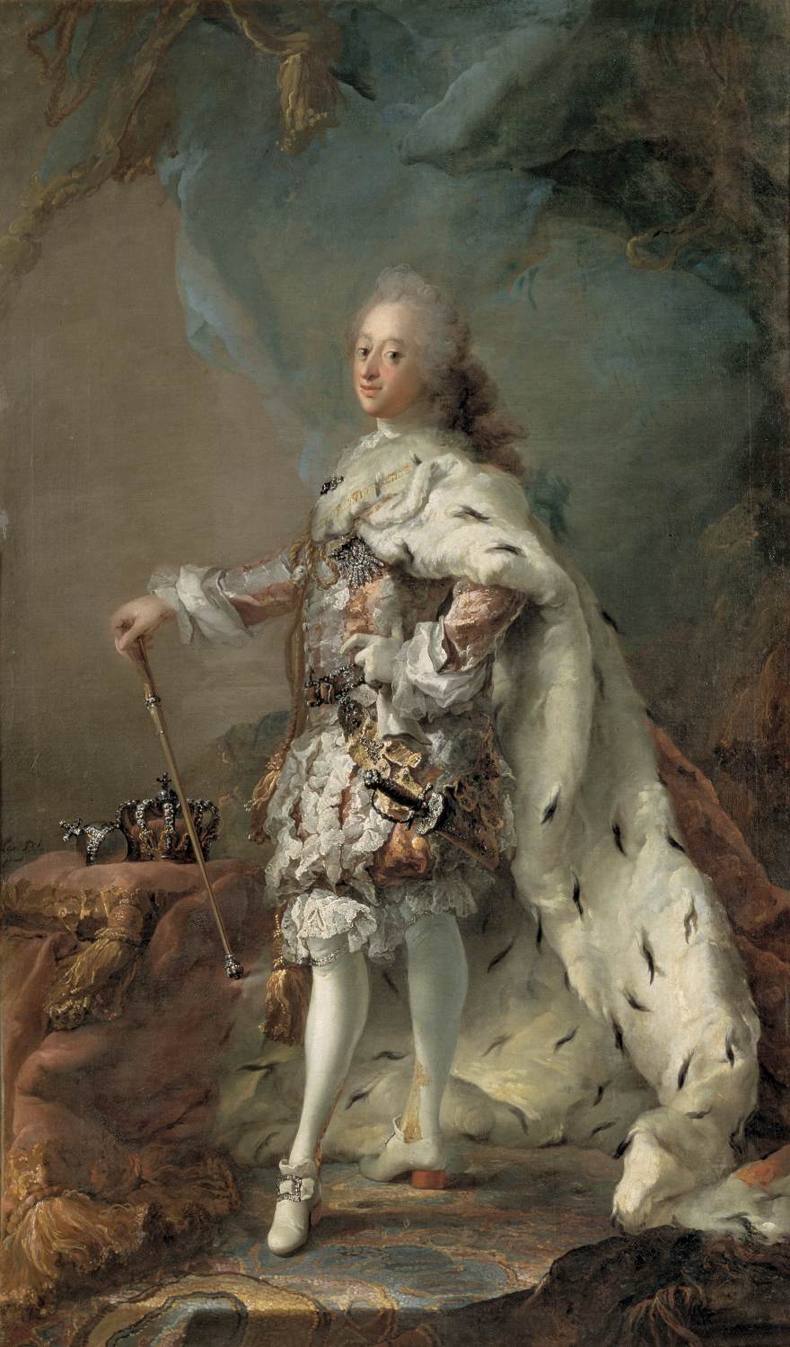 Portrait of Frederik V in Anointment Robe by