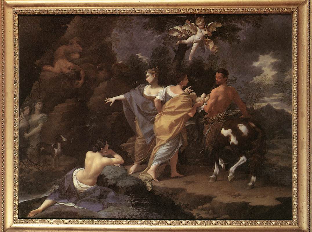 Achilles Handing over to Chiron by CRETI, Donato