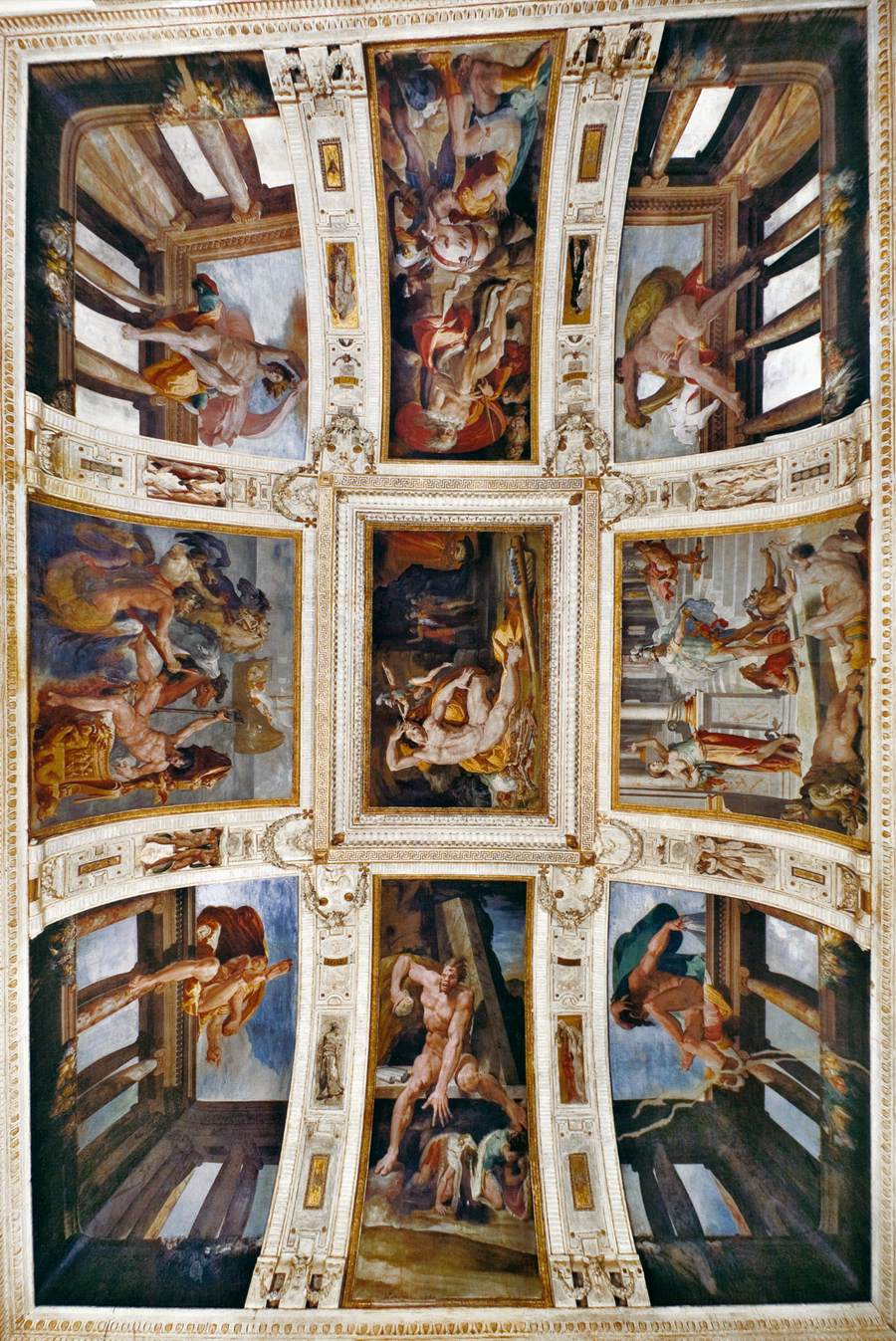 View of the ceiling vault by TIBALDI, Pellegrino