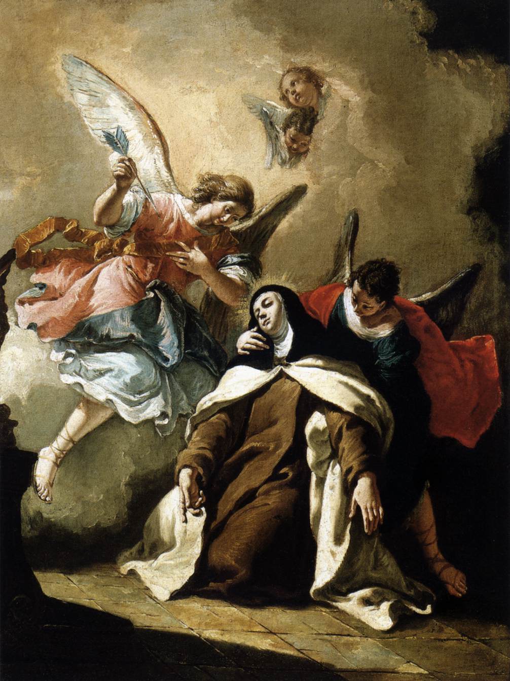 The Ecstasy of St Therese by FONTEBASSO, Francesco