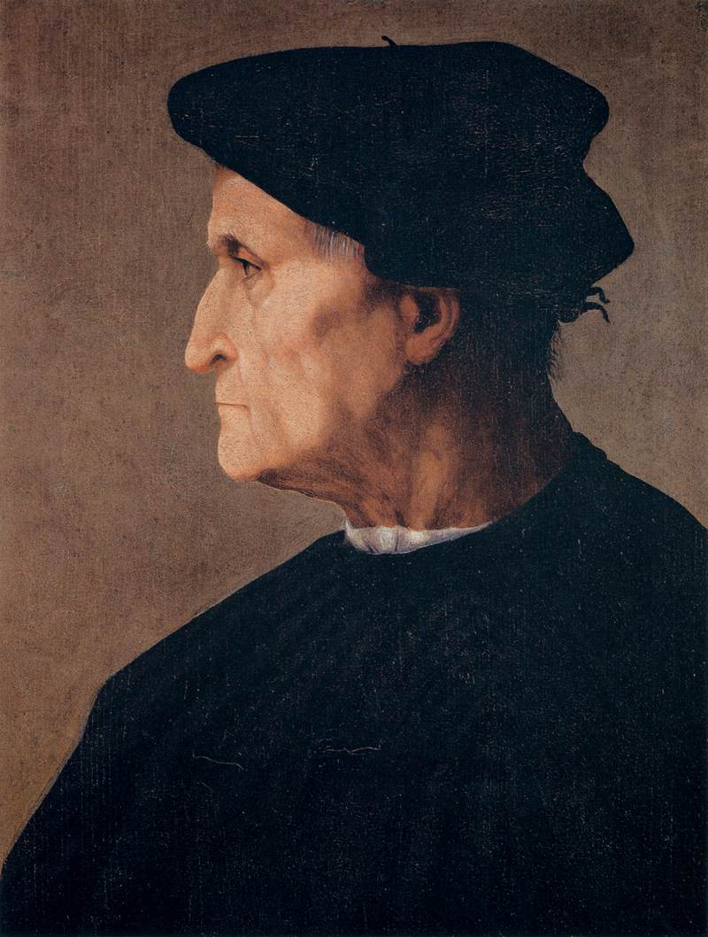 Portrait of a Man by ROSSO FIORENTINO