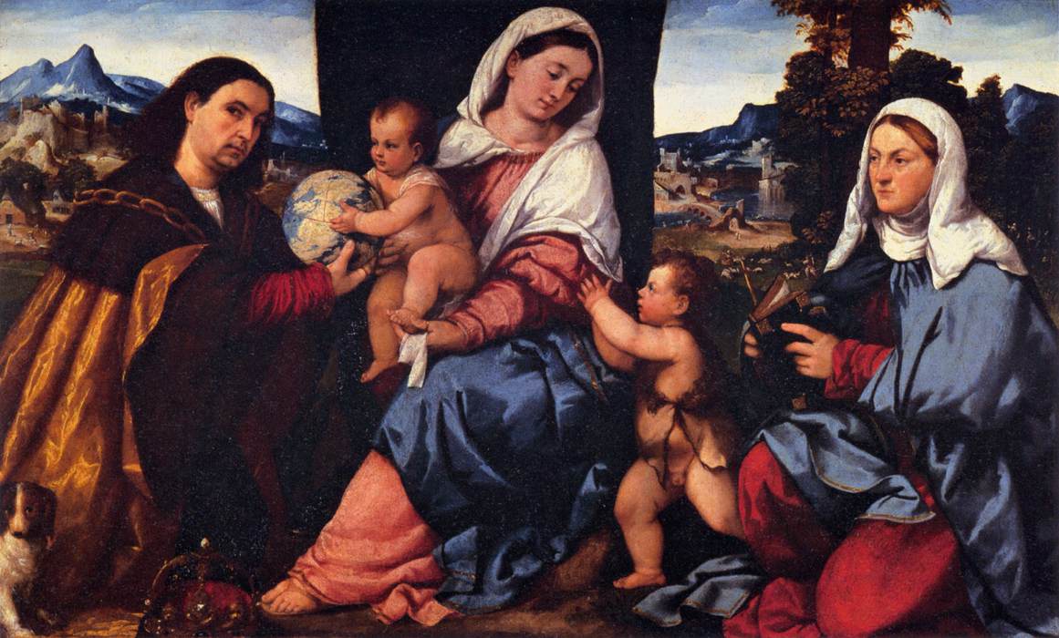 Sacra Conversazione by BONIFACIO VERONESE