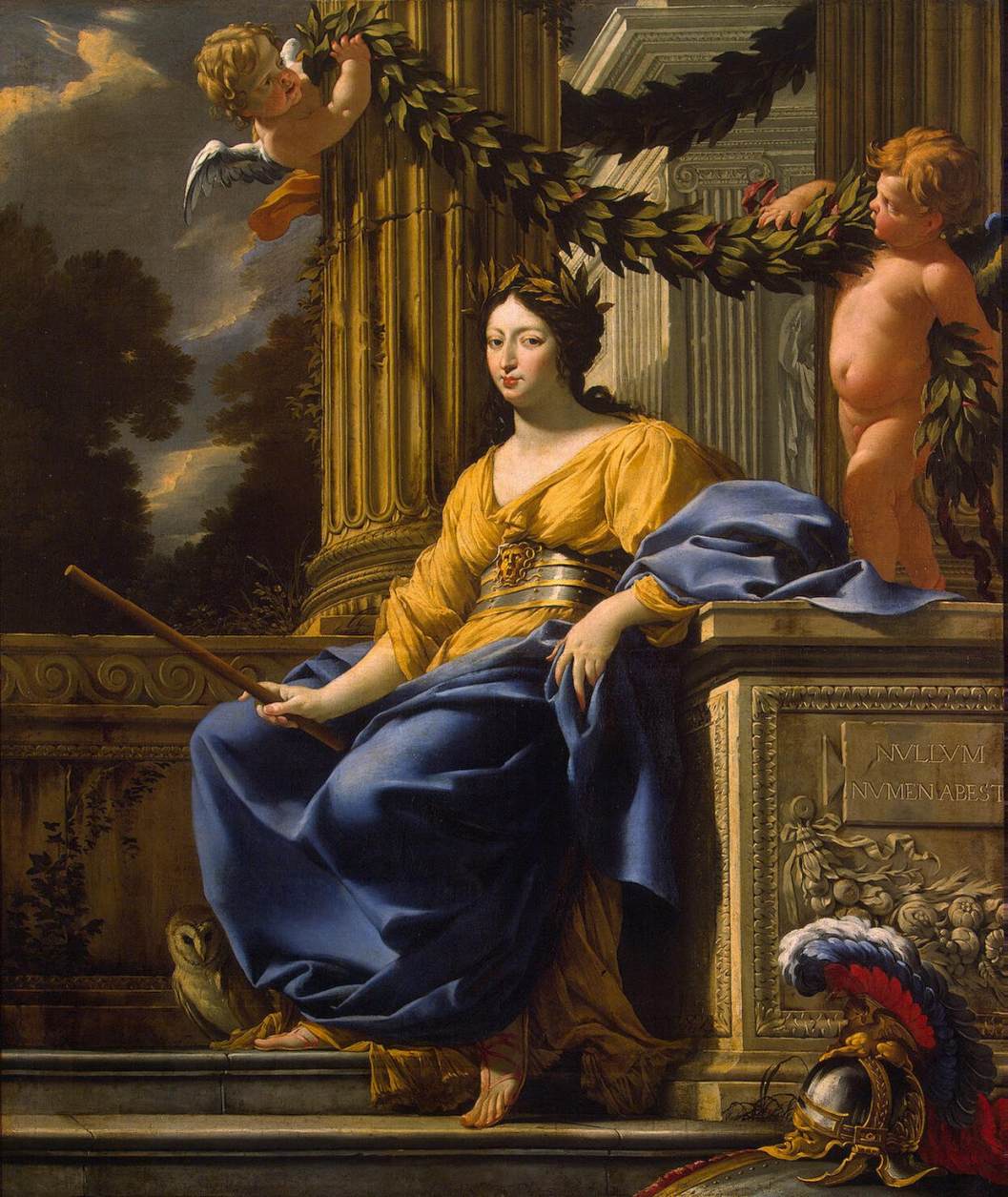 Allegorical Portrait of Anna of Austria as Minerva by