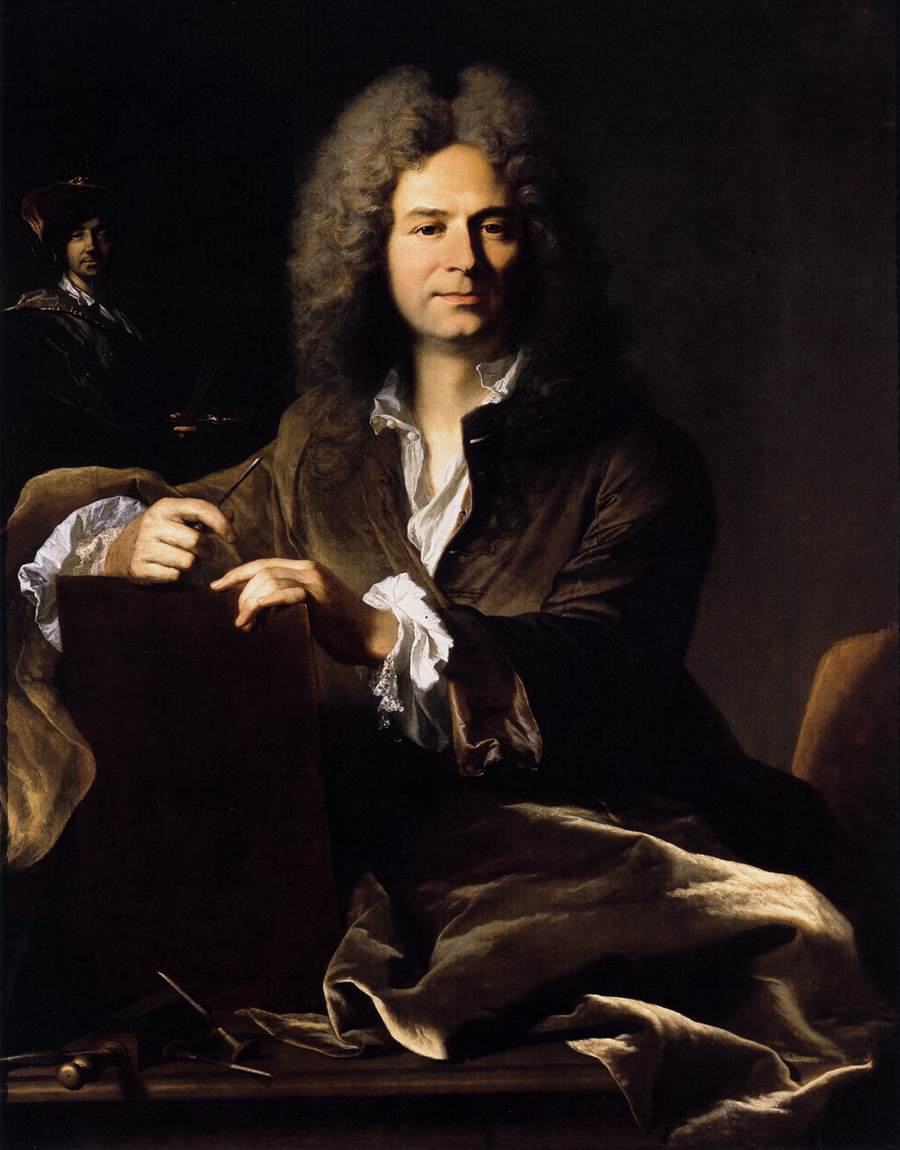 Portrait of Pierre Drevet by RIGAUD, Hyacinthe