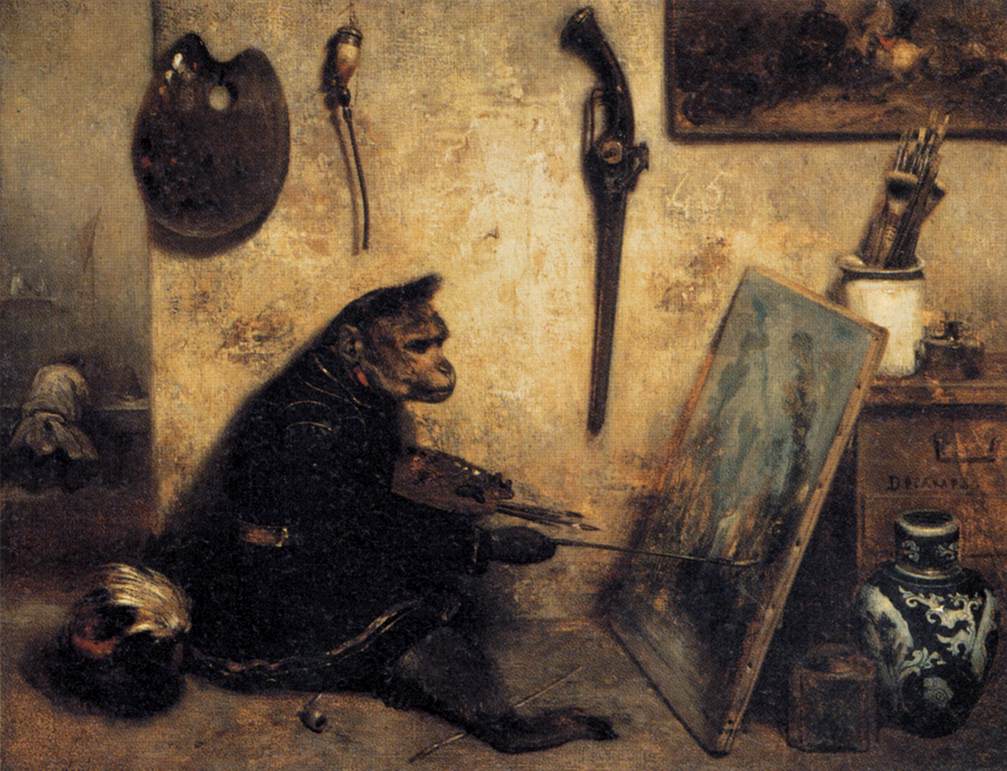 The Monkey Painter by