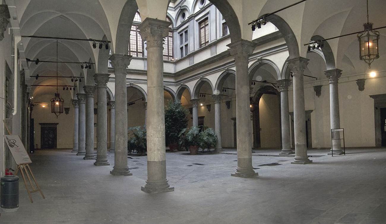 Palazzo Strozzi: Inner courtyard by