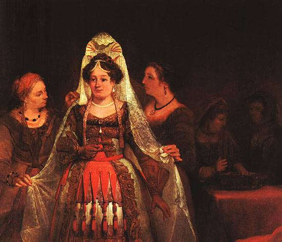 The Jewish Bride (Esther Bedecked) by GELDER, Aert de