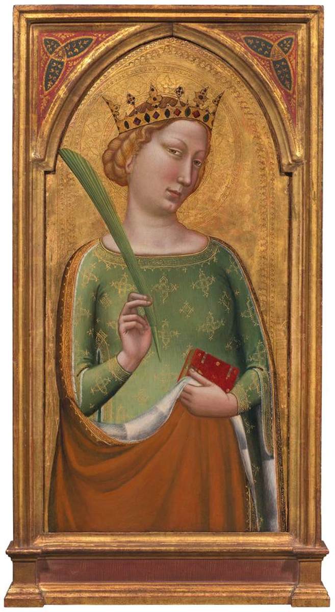 St Catherine of Alexandria by DADDI, Bernardo