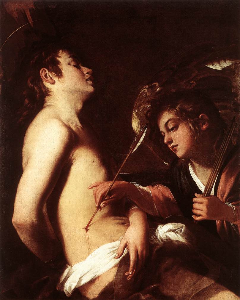 St Sebastian Healed by an Angel by