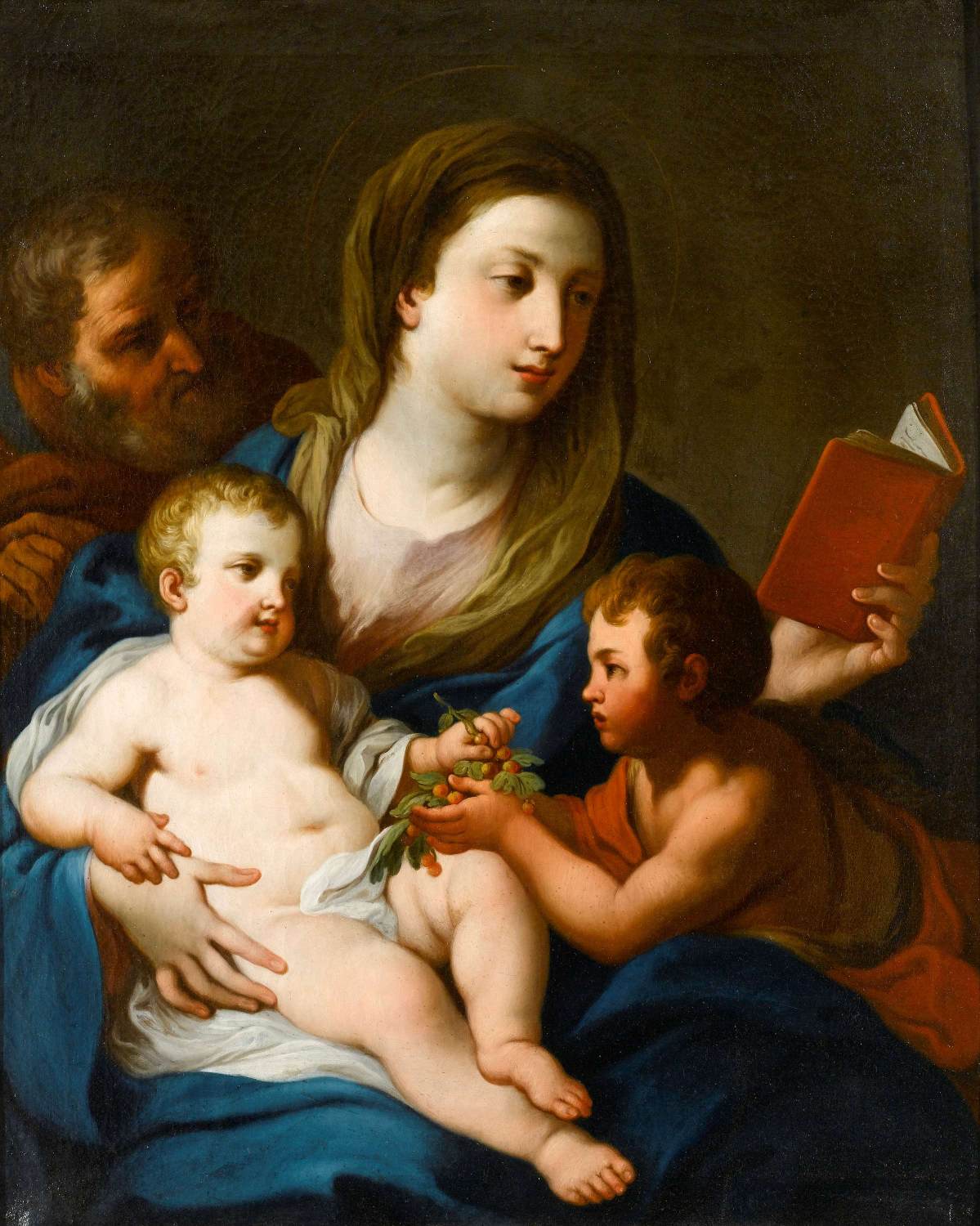 Holy Family with the Infant St John the Baptist by CONCA, Sebastiano