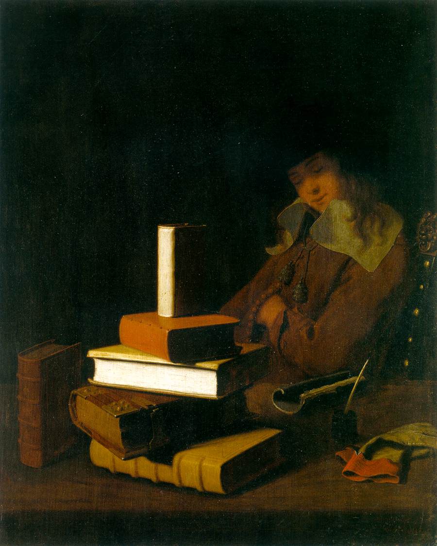 Sleeping Student by VERHOUT, Constantijn