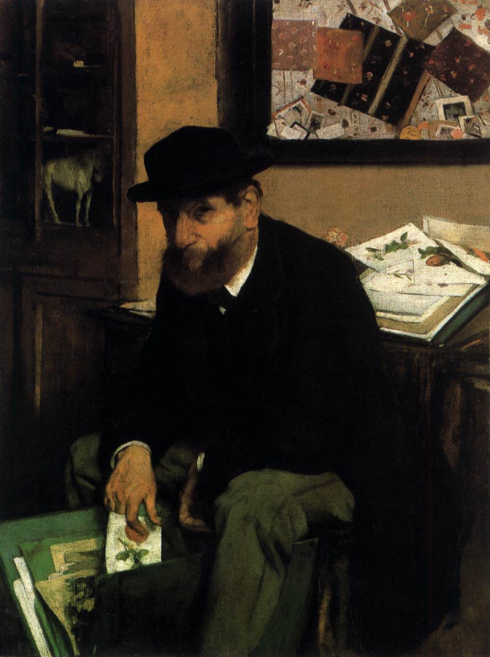 The Collector by DEGAS, Edgar