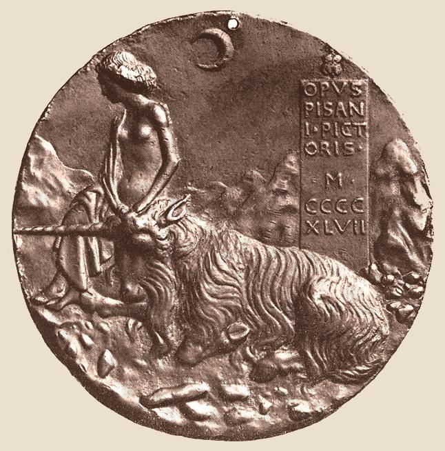 Medal of Cecilia Gonzaga (reverse) by PISANELLO