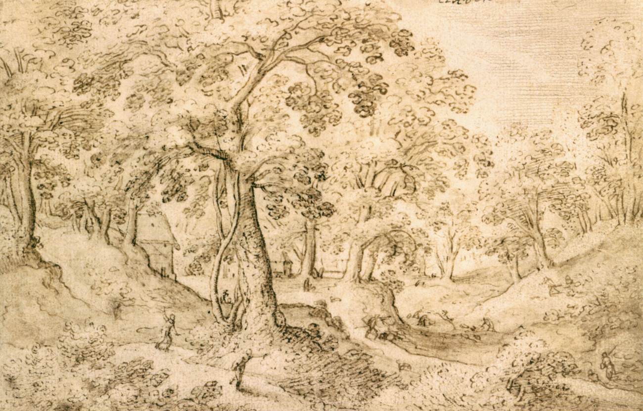 Landscape with Huntsmen by