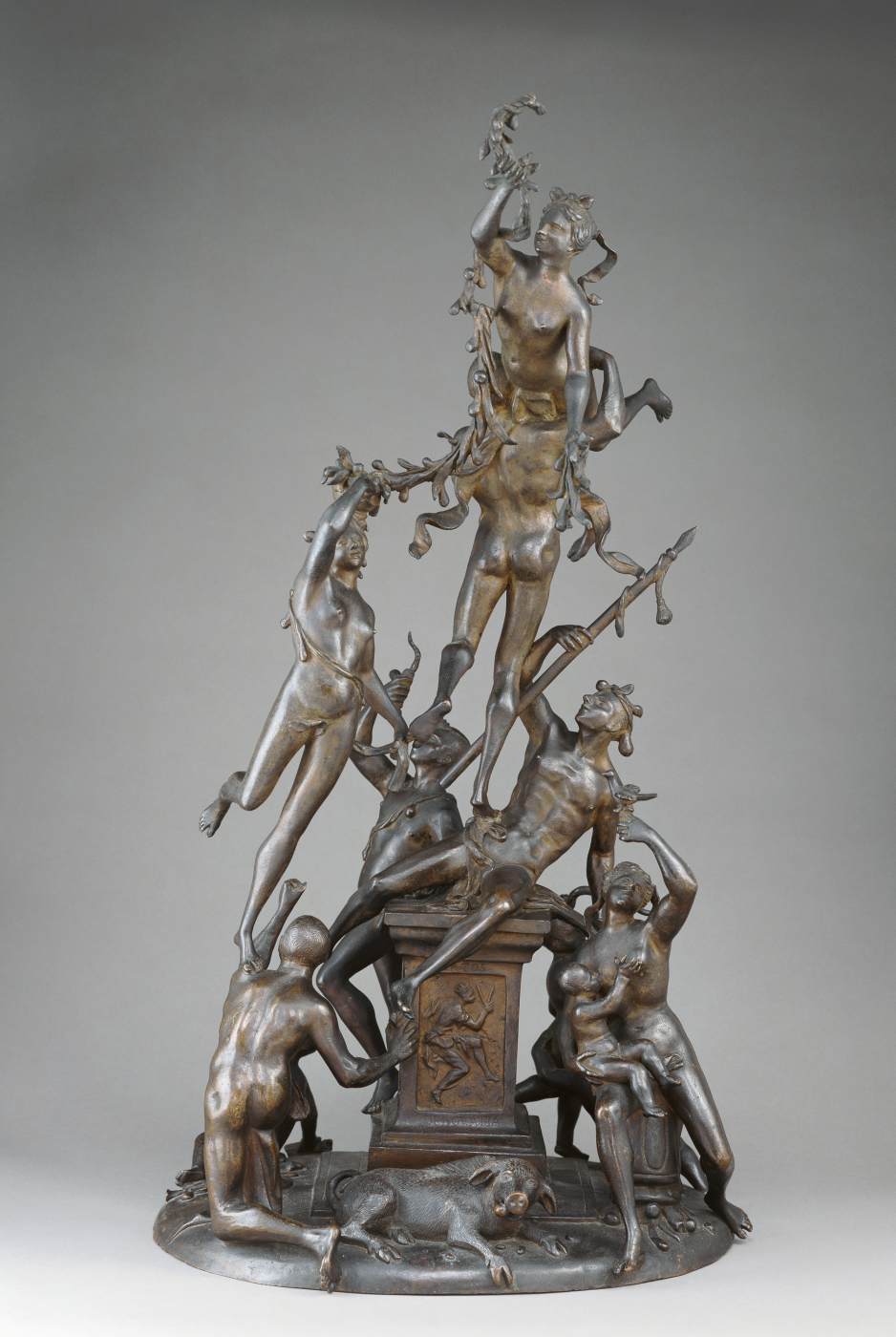 Group of Eleven Figures (Allegory of Autumn) by BERTOS, Francesco