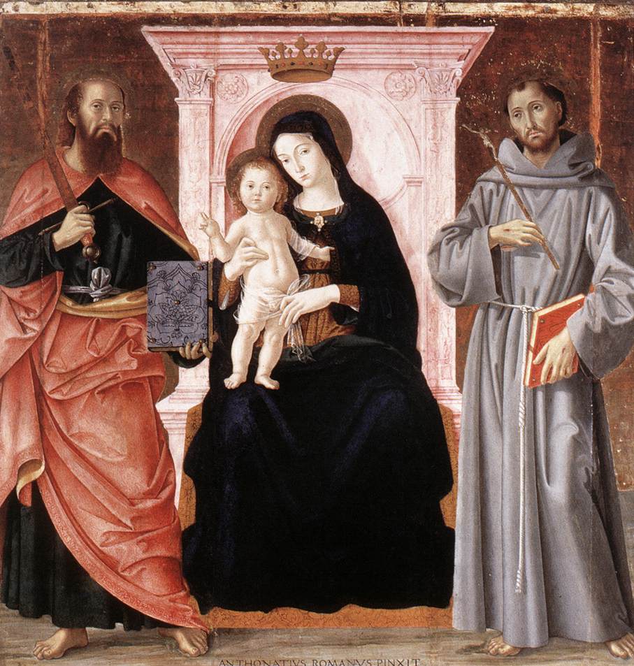 Madonna Enthroned with the Infant Christ and Saints by