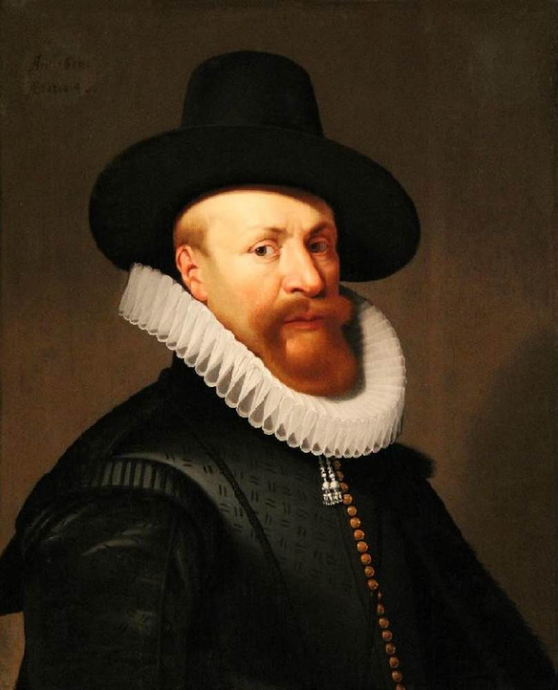 Portrait of Willem Fransz. Duyst van Santen by RAVESTEYN, Jan Antonisz. van