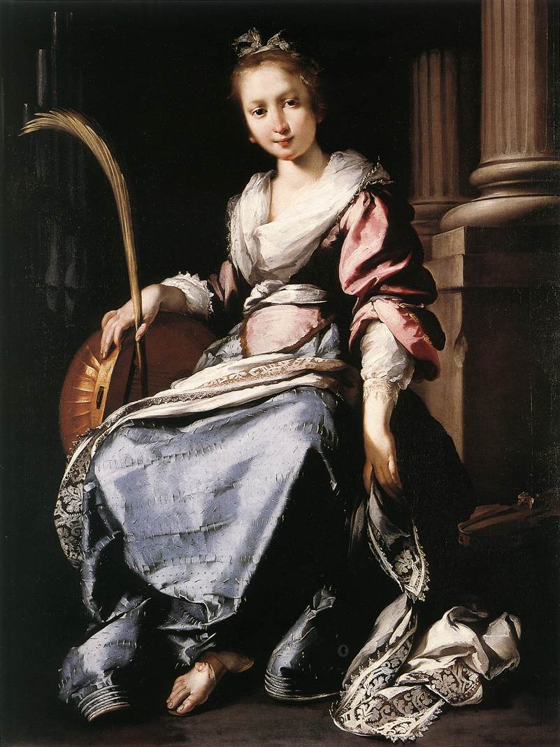 St Cecilia by STROZZI, Bernardo