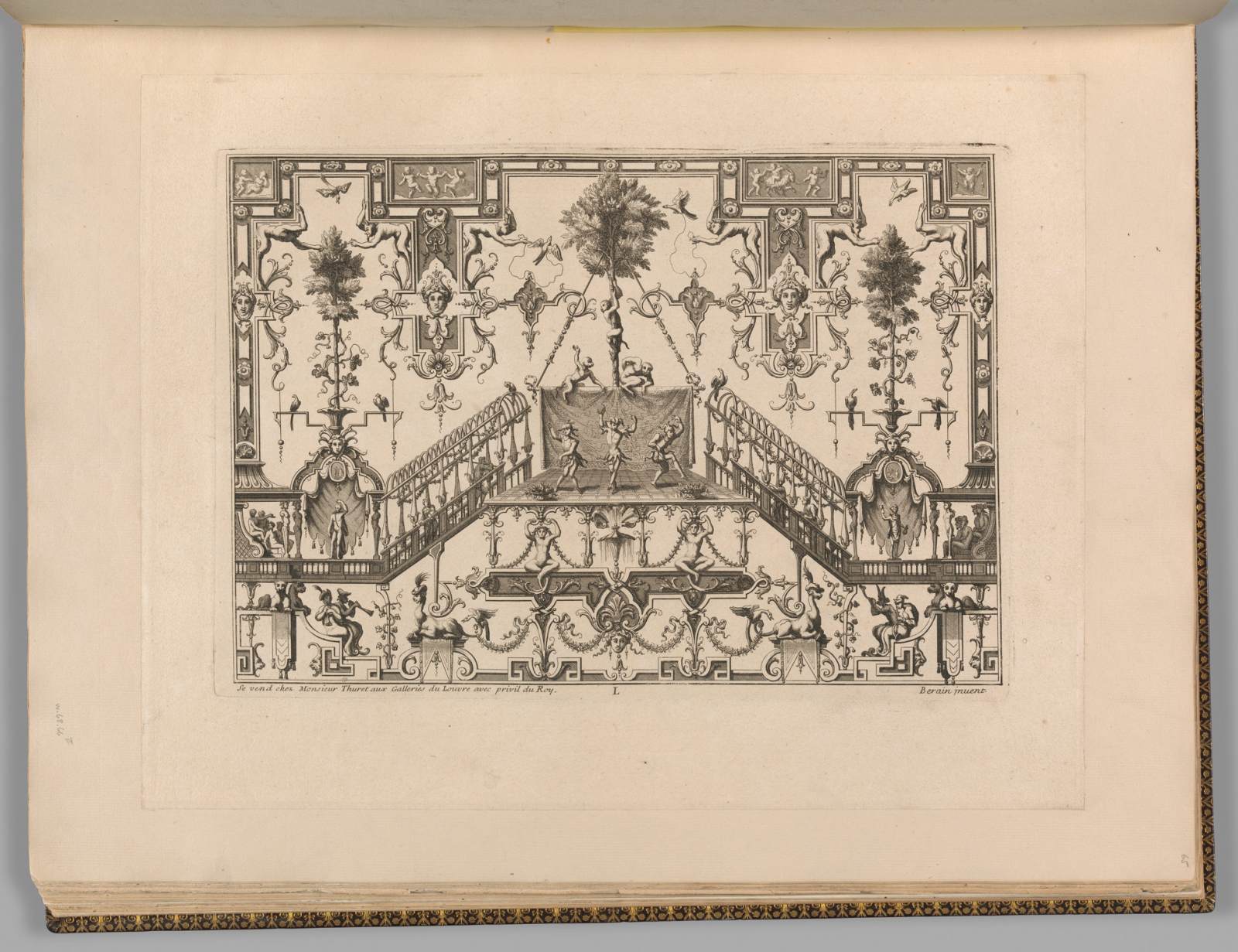 Ornament design by BERAIN, Jean the Elder