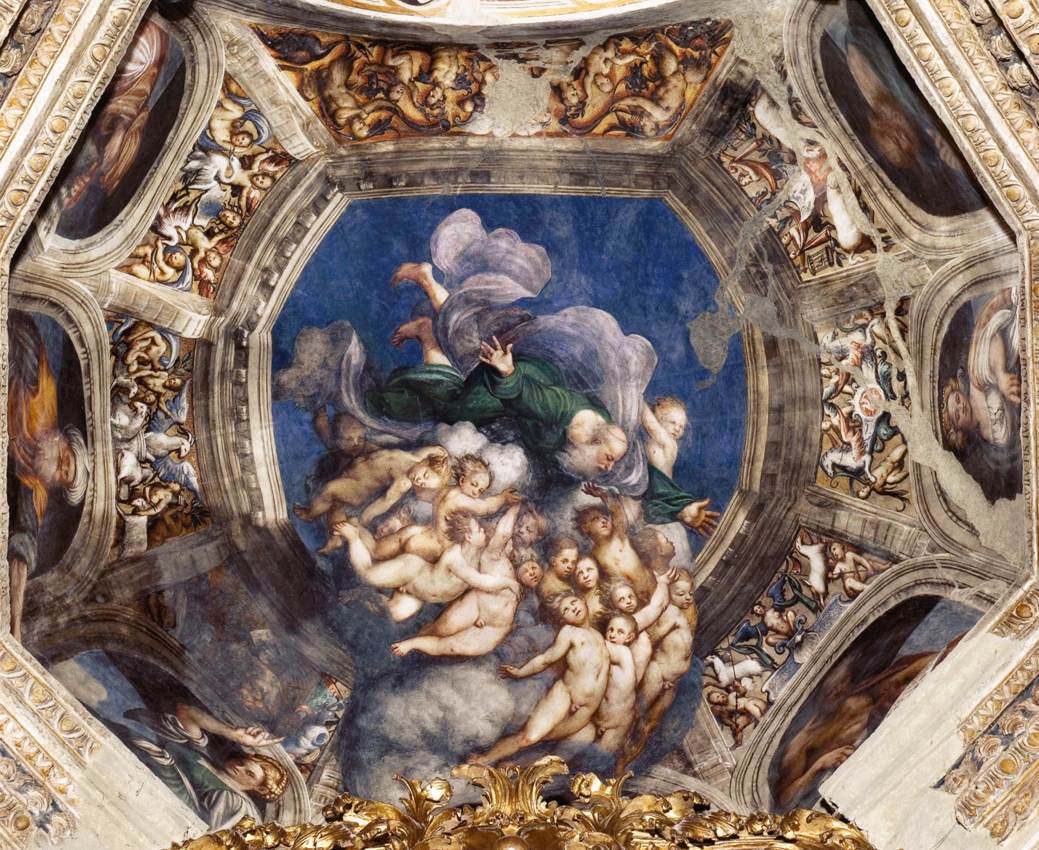 God the Father with Angels by PORDENONE