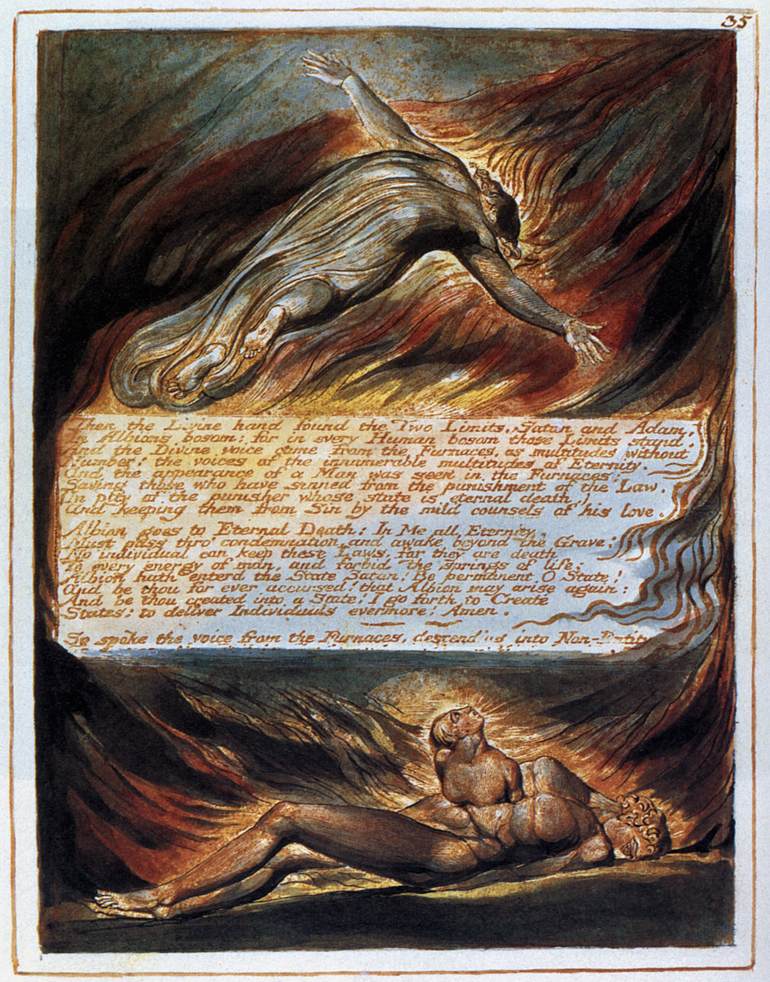 The Descent of Christ by BLAKE, William