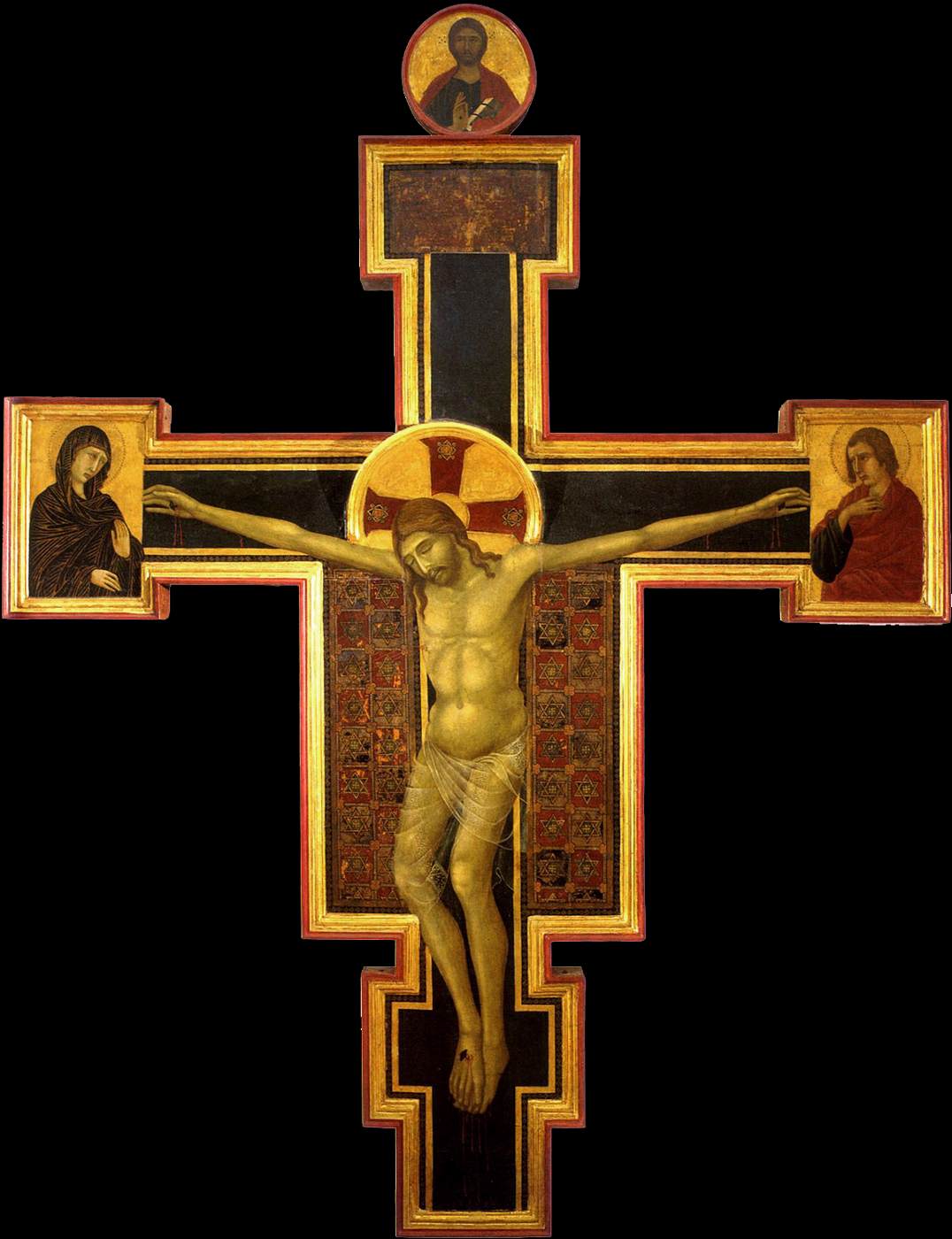 Crucifix by SEGNA DI BUONAVENTURE