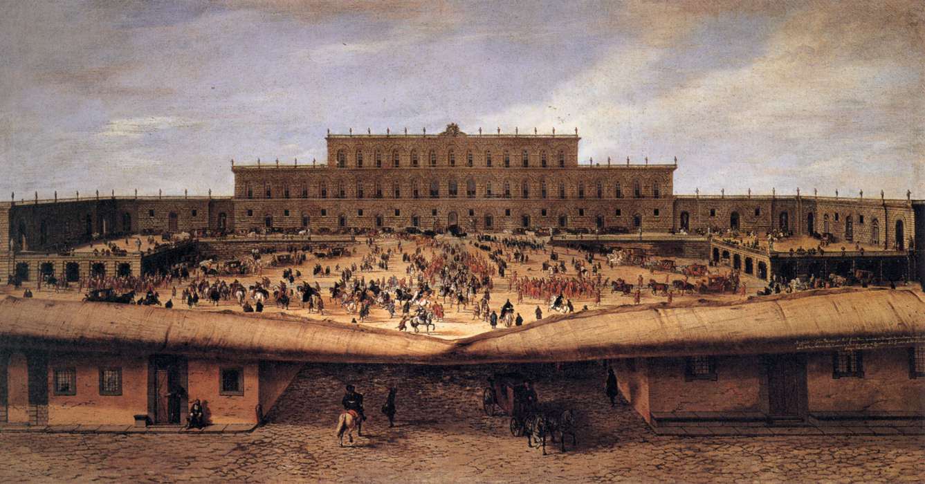 View of the Palazzo Pitti by RESCHI, Pandolfo