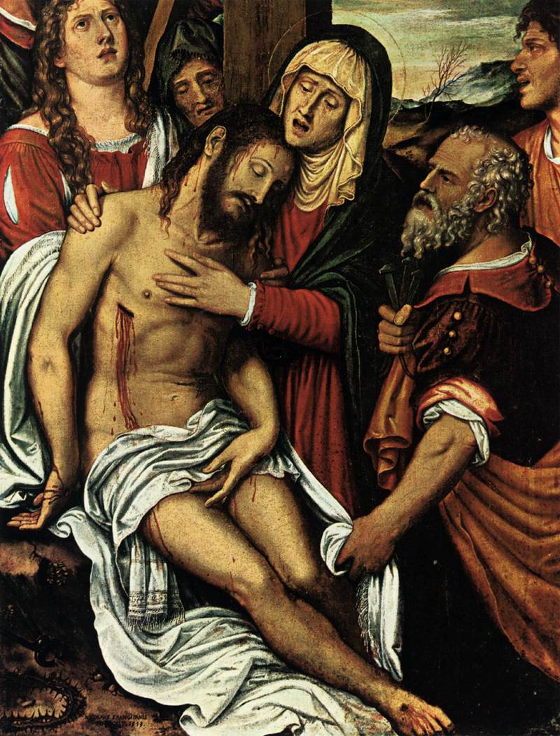 Pietà by FRANGIPANE, Niccolò