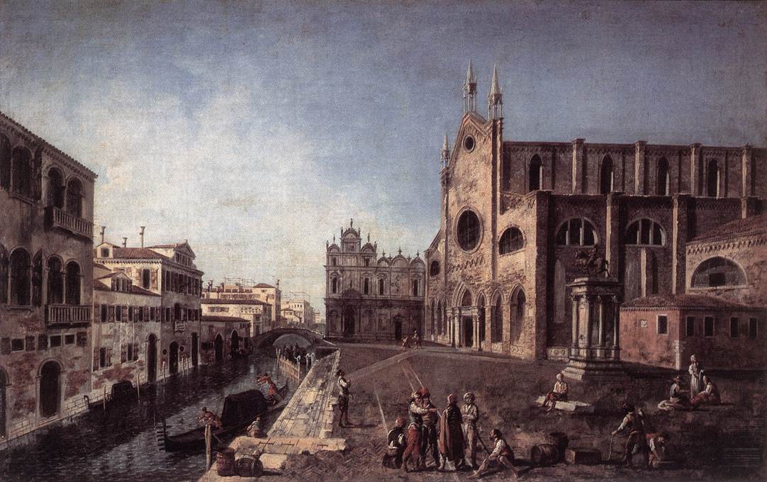 View of Campo Santi Giovanni e Paolo by ALBOTTO, Francesco