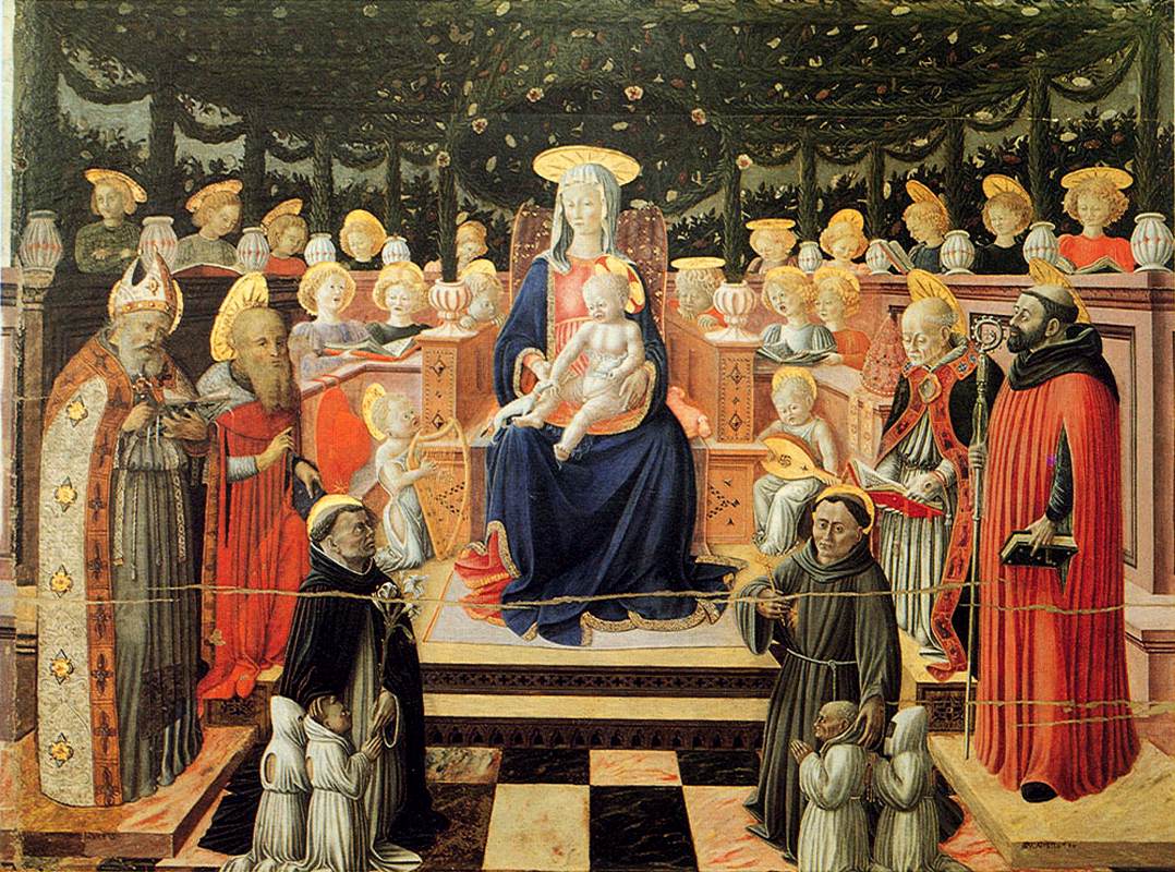 Virgin and Child with Saints by BOCCATI, Giovanni di Piermatteo