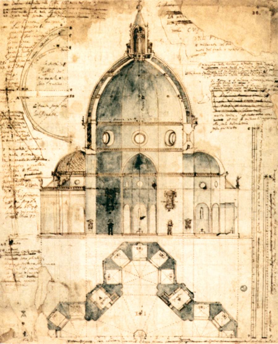 Construction of the Dome by CIGOLI