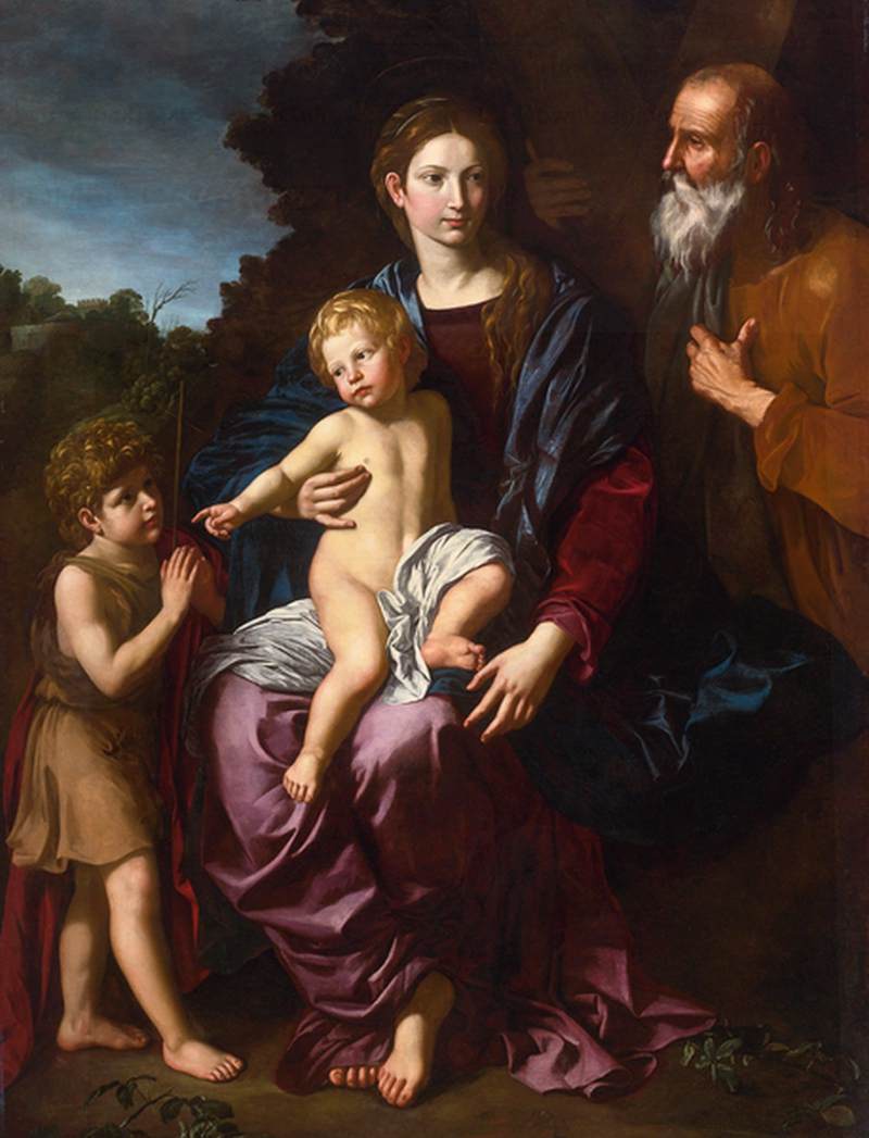 Holy Family with the Young St John the Baptist by CAVAROZZI, Bartolomeo