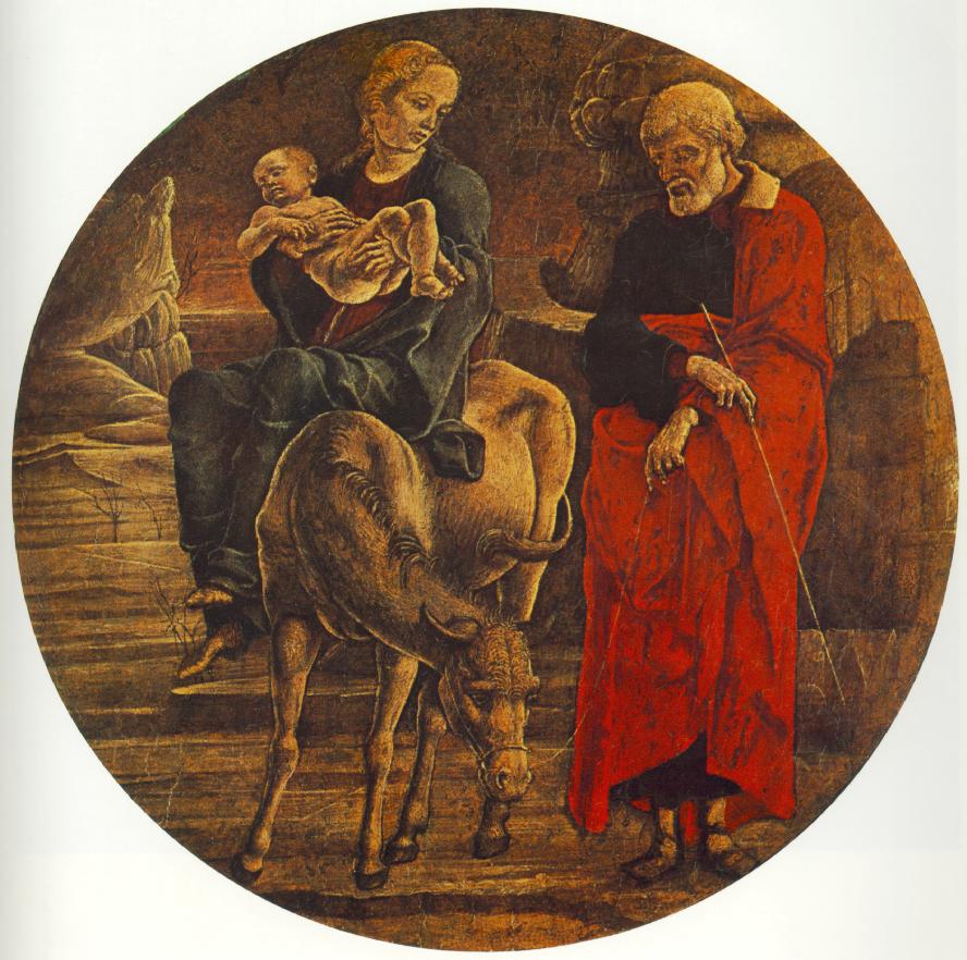 Flight to Egypt (from the predella of the Roverella Polyptych) by