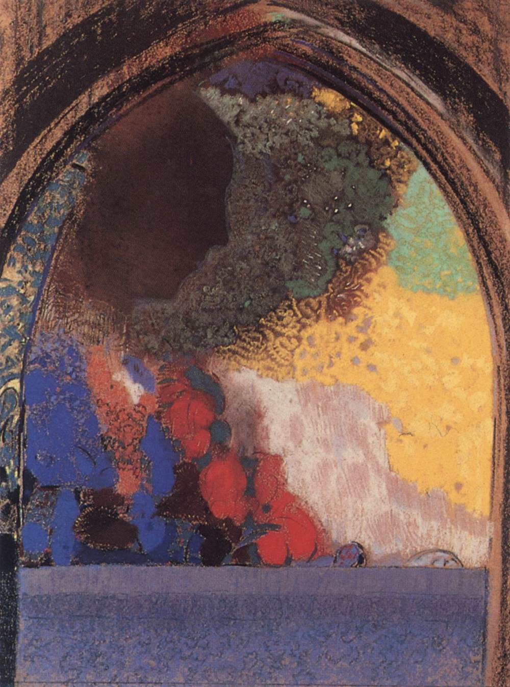 Beatrice by REDON, Odilon