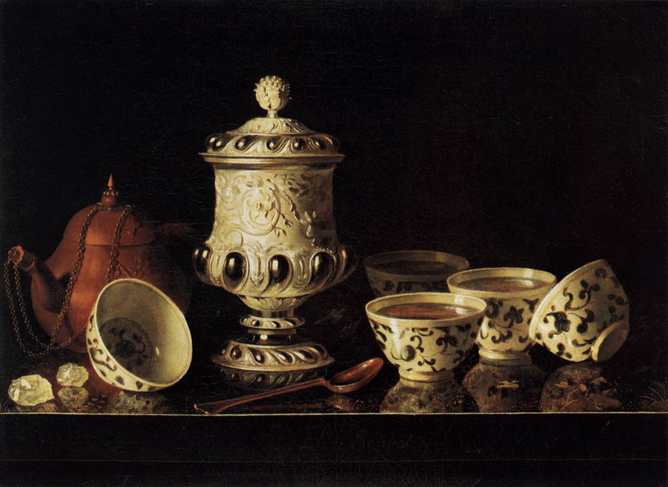 Still-Life with Chinese Teabowls by