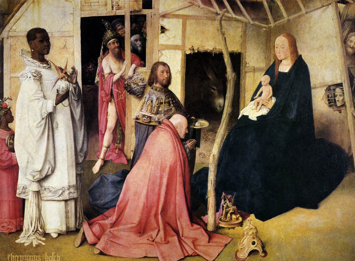 Adoration of the Magi (detail) by BOSCH, Hieronymus