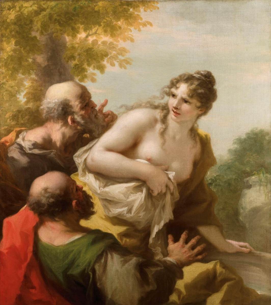 Susanna and the Elders by PELLEGRINI, Giovanni Antonio